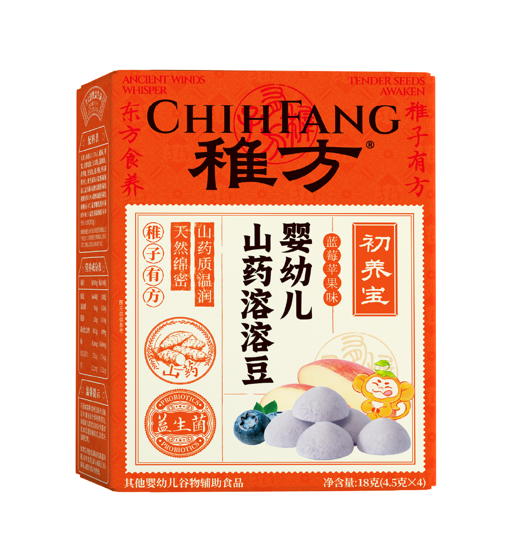 稚方嬰幼兒山藥溶溶豆（藍莓蘋果味）